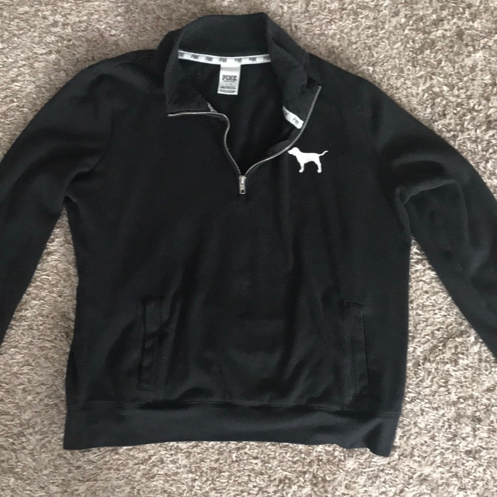 Victoria’s Secret Pink 1/4 zip pullover sweater